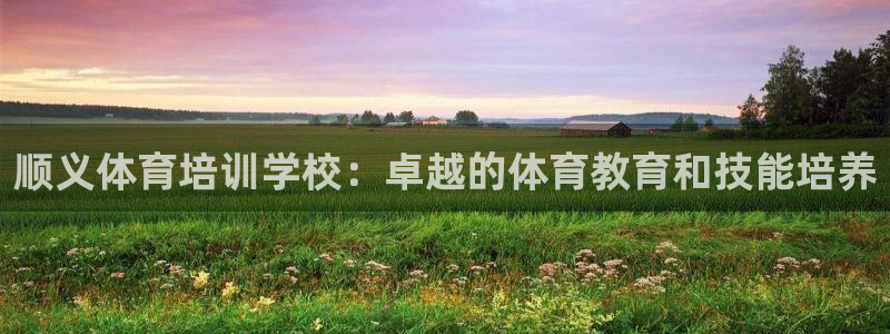 欧陆娱乐登陆平台官网：顺义体育培训学校：卓越的体育教
