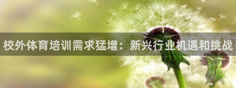 欧陆娱乐安全?：校外体育培训需求猛增：新兴行业机遇和