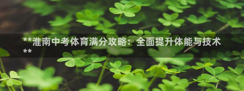 欧陆娱乐共创美好时刻：**淮南中考体育满分攻略：全面