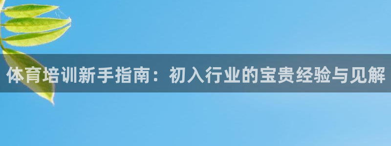 欧陆娱乐挂机项目怎么设置：体育培训新手指南：初入行业