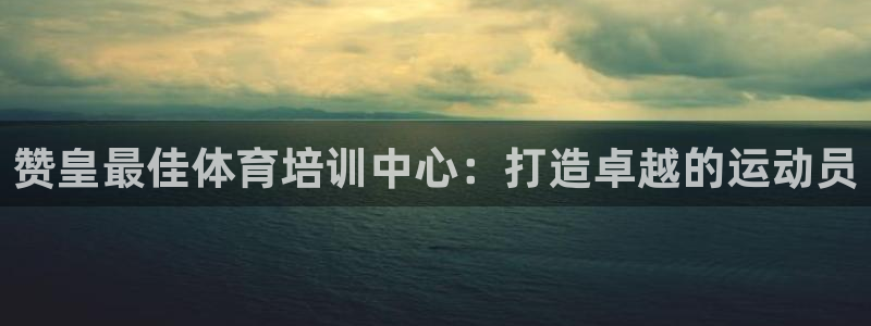 欧陆注册登录入口：赞皇最佳体育培训中心：打造卓越的运