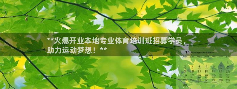 欧陆娱乐的故事：**火爆开业本地专业体育培训班招募学员，
助